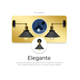 thumbnail image 4 of Kit 2 Lámparas Decorativas De Pared Int/ext. Vintage Retro, 4 of 4