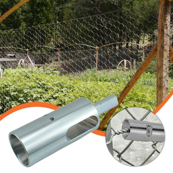 Twist Ties Tool Electrical Drill Twister Triangular Shank for 9 Gauge Twist Ties for Chain Link Fence Post Clips and Pipe Clips