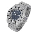 thumbnail image 3 of Baguette Cut Diamond Crystal Bling'ed Out Mens Watch - No Reasonable Doubt This is The Timepiece to Flaunt The Wealth - ST10372 (ST10414Silver Metal Blk Combo), 3 of 3