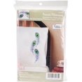 thumbnail image 2 of Tobin T232175 Stamped for Embroidery Pillowcase Pair - Peacock, 2 of 2