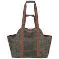 thumbnail image 2 of Sac de Transport en Toile Cirée Imperméable pour Bûches de Grande Capacité, Sac de Rangement Durable pour Bois de Chauffage, Ensemble d'Outils pour Foyer, 2 of 8