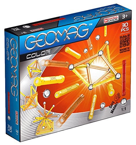 Geomag 40-Piece Color Construction Set with Assorted Panels Safe and Construction For Ages 3 and Up Mentally Stimulating for Children and Adults 