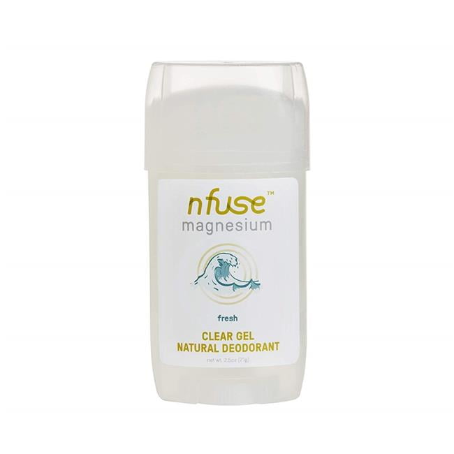 Nfuse 242130 Magnesium Natural Clear Gel Deodorant