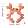 thumbnail image 3 of Nomeni Rack Creative Crab Shaped Silicone Spatula Rack Crab Silicone Spatula Holder Anti Overflow Clip Multifunctional Spatula Holder Anti Scalding And Overflow Kitchen Gadgets, 3 of 4