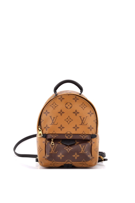 Pre-Owned Palm Springs Backpack Reverse Monogram Canvas Mini By Rebag