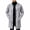 Gray, variant on Smsaxvxz Sweatshirts for Men Fall Winter Fashion Mid Length Button Down Cardigan Coat with Pockets Gray XL