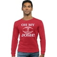 thumbnail image 2 of Go All Out Oh My Josh Long Sleeve T-Shirt Mens, 2 of 3