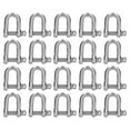 thumbnail image 2 of D Ring Shackle,D Ring Anchor Shackle Chain Wire Rope Connector Stainless Steel Anchor Shackle Enhanced Durability, 2 of 8