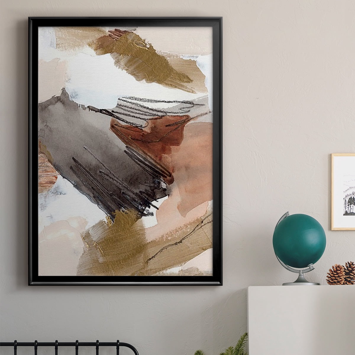 Antique Gold III Premium Framed Print, in Gold, Black, or Silver - Ready to Hang