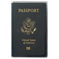 thumbnail image 4 of Set of 2 Heavy Duty Clear Vinyl Plastic Passport Cover Holder Travel MADE IN USA, 4 of 4