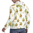 thumbnail image 6 of Naloa Lovely Avocado Men's Casual Hooded Collar Drawstring Hoodies Pullover Sweatshirts Casual Long Sleeve Shirts-XX-Large, 6 of 7
