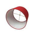 thumbnail image 2 of Royal Designs Inc. Pantalla de lámpara de tapa dura de tambor poco profundo HB-610-14RED Rojo 13 x 14 x 9, 2 of 5