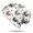 French Bulldog and Sunglasses, variant on Dog Paw Print Beige Pattern Slouchy Beanie Unisex 1 Pack,Soft and Flexible,Chemo Headwear Sleep,Dual Use,Cap Scarf