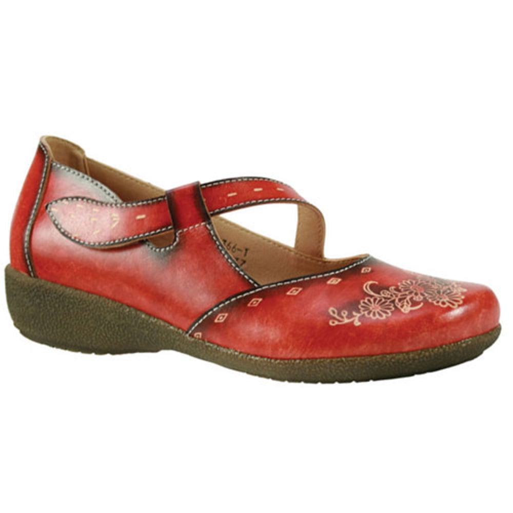 Spring Step - Women's Spring Step JUNIPER Shoes RED 36 M EU 5.5-6 M - Walmart.com - Walmart.com