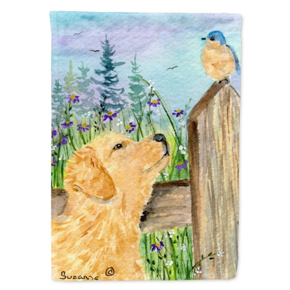 Caroline's Treasures SS8883-FLAG-PARENT Golden Retriever Flag, , multicolor