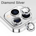 thumbnail image 1 of Protector de lente de cámara para IPhone 11, 12, 13 Pro Max Mini 15 Pro Max, cristal Protector para IPhone 14 Pro Max, 3 uds., 1 of 4