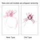 thumbnail image 5 of Boda nupcial dama de honor muñeca ramillete fiesta baile baile mano cinta flor #3 rosa blanco, 5 of 5