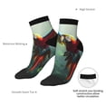 thumbnail image 6 of Fuzoiu Flying Parrots In Jungle Print Adult Socks, Crew Moisture-wicking Socks, Unisex Cushion Crew Socks,Casual Sports Ankle Socks, 6 of 7