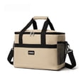 thumbnail image 3 of Bolsa de tela Oxford para lonchera, bolsa portátil de color sólido para llevar, bolsa de hielo aislante para picnic al aire libre, 3 of 5