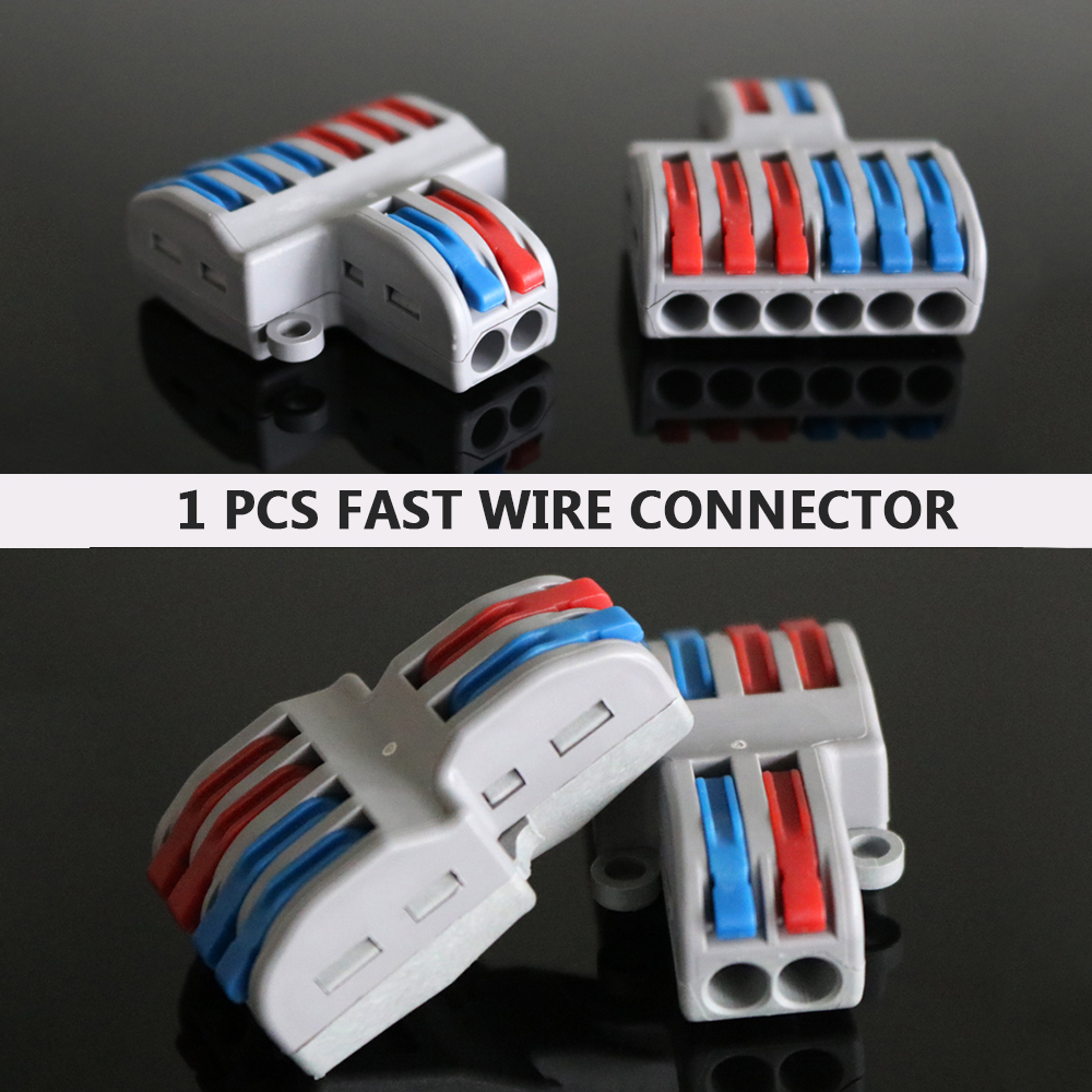 Willstar 10/5/2/1PCS Mini Fast Wire Connector Universal Wiring Cable Connector Push-in Conductor Terminal Block ?Quick Splice Terminal Blocks Wire Connecting (2 in 2 out) 
10/5/2/1PCS Mini Fast Wire C - image 5 of 10