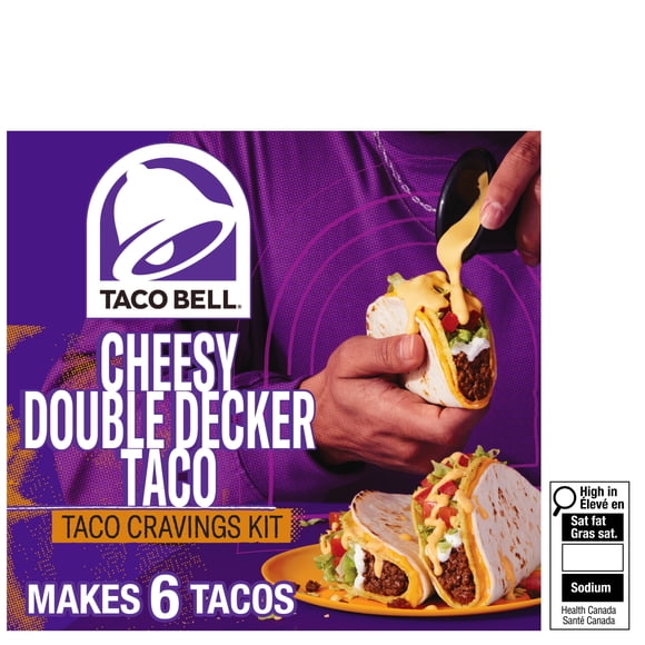 Ensemble À Tacos Fringales Taco Double Au Fromage, Boîte