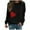 Black, variant on Azrian Womens Valentine'S Day Print Pullover Tops Casual Long Sleeve Sweatshirt
