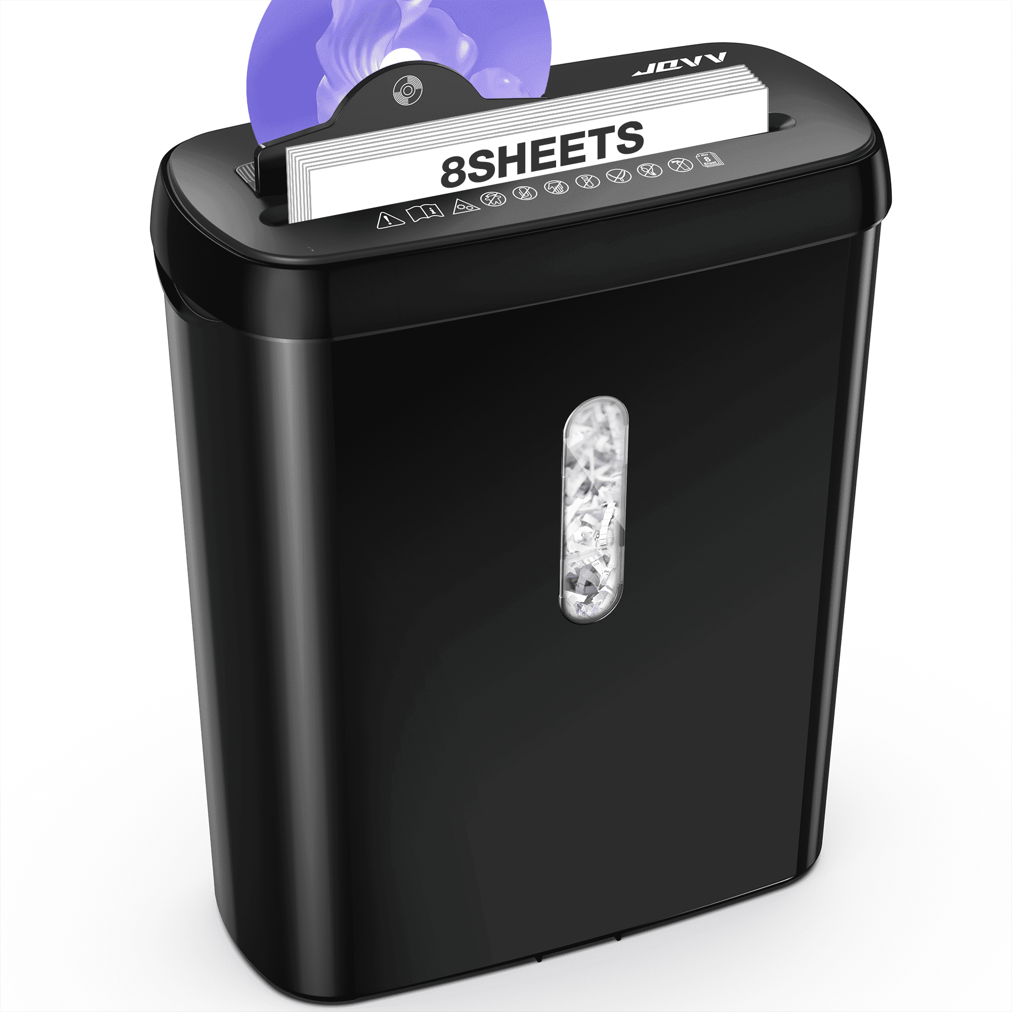 Aurora AU875XA 8-Sheet Crosscut Paper and Credit Card Shredder