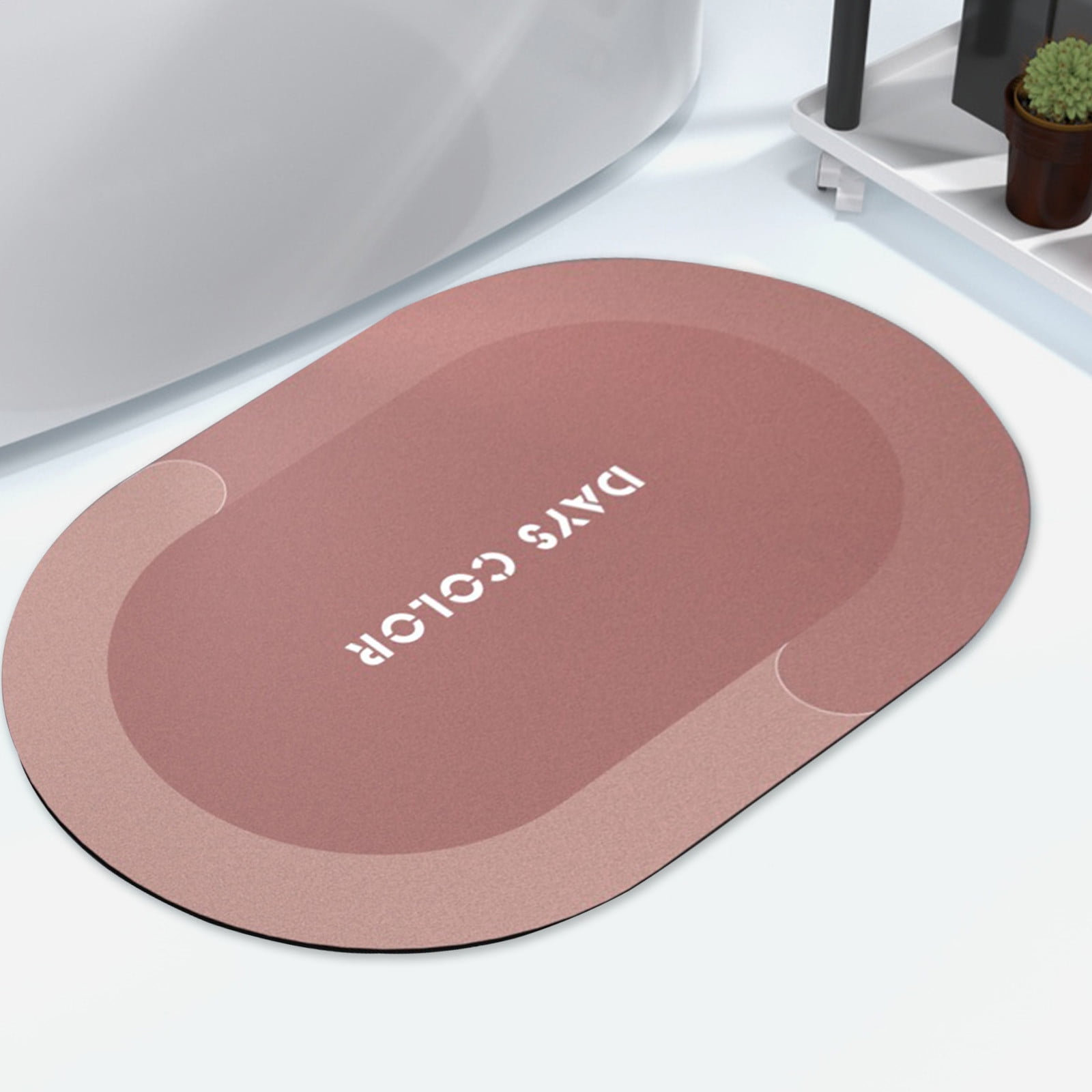 Generic Water Absorbing Bath Mat - Waterproof Bathroom Mat - Rubber Mats for Bathroom - Self Drying Bathroom Mat - Home Bath Mat Super Absorbent - Bathroom Rugs - Bath Mat Quick Dry