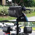 thumbnail image 3 of Paquete de bicicletas Bolsa aislada para manillar de bicicleta Pantalla táctil impermeable Cesta delantera para bicicleta Bolsa de almacenamiento reflectante para manillar de bicicleta Bolsa para bici, 3 of 7