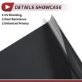 thumbnail image 4 of Unique Bargains Carbon 2 PLY Car Window Tint Film VLT 14% IRR 63% UVR 94% 4.92 ft x 20.08 inch Privacy Film 2mil PET 1 Pc Black 0.34 VLT, 4 of 8