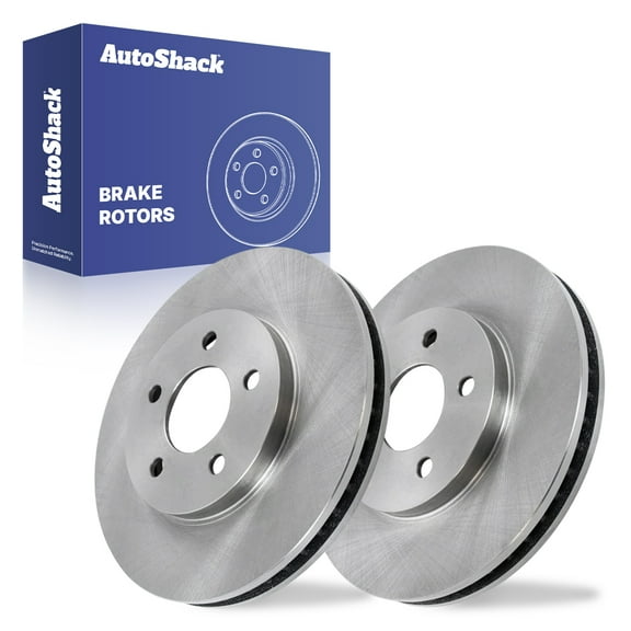 AutoShack Front Vented Brake Rotors 2-PC Set Replacement for 2005-2010 Ford Mustang 11.53" (292.8 mm)