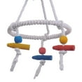 thumbnail image 4 of Parrot Rope Swing Round Funny Bird Swing Perch Parrot Cage Toy Bird Swing Toy, 4 of 8