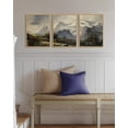 thumbnail image 4 of Drsoum Vintage Wall Art Mountain Landscape Painting Retro Meadow Scenery Farmhouse Kitchen Living Room Decor 12x16in3pcs Brown Framed, 4 of 7