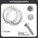 thumbnail image 3 of x premium stainless nails for Worx S/m model, 2 x stainless screw nails Traction Enhancer, robotic lawnmower Wheel size 205mm (FMY), 3 of 5
