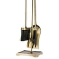 thumbnail image 2 of Modern Ember 27.75" H 4 Piece Harper Fireplace Tool Set - Aged Brass, 2 of 8