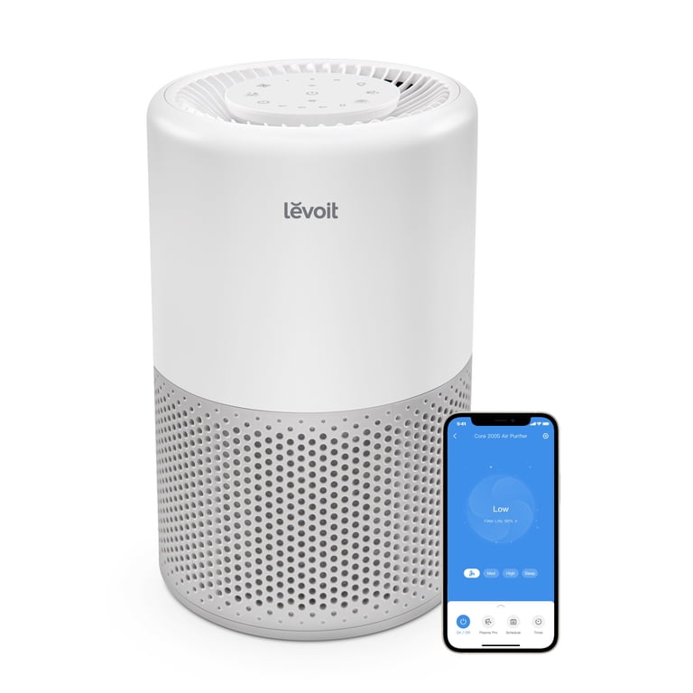 Levoit Air Purifier Core200S, Quiet, ENERGY STAR, 457 sq ft