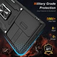 thumbnail image 5 of for Samsung Galaxy S24 Ultra Case with Upgraded Sliding Camera Lens Cover and Strong Magnetic Kickstand - Military-Grade Shockproof Protective Phone Case 6.8" for Men Women Girls - Black, 5 of 13