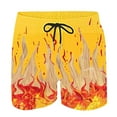thumbnail image 3 of Mens Swim Trunks Broad Swim Shorts Quick Dry Bathing Suit Swimsuit Set with Pockets, 3 of 4