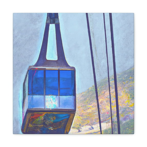Cable Car Ride Pool - Canvas