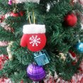 thumbnail image 2 of Raindrops 4-Piece Christmas Ornament Set with Festive Fabric Designs for Tree and Holiday Home Decoration, 2 of 8