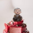 thumbnail image 5 of Grandma Grandpa Statue Elderly Couple Figurine Cake Topper Doll Grandparents Model Ornament Resin Craft Art Sculpture for Living Room Decor, 5 of 8
