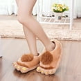 thumbnail image 5 of Xinyolin 1 Pair Winter Slippers Ultra Soft Cozy Keep Warm Funny Cartoon Women Men Big Feet Non-slip Plush Slippers for Daily Wear, 5 of 7