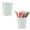 White, variant on 2 Pack Metal Pen Holder,Bexikou Mini Pencil Bucket,Desktop Pencil Cup Makeup Brush Organizer,Stationary Supplies Container for Office Classroom Crafts