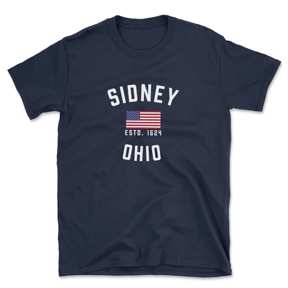 Sidney Ohio Patriot Men's Cotton T-Shirt