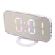 thumbnail image 4 of Reloj digital LED, espejo LED, alarma digital, relojes electrónicos con espejo LED, espejo LED al lado del reloj, eficiencia óptima, 4 of 9