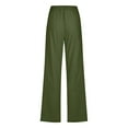 thumbnail image 5 of Neewe Women's Stretchy Wide Leg Palazzo Lounge Pants Casual Comfy High Waist Palazzo Pants, 5 of 5