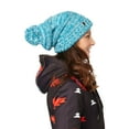 thumbnail image 2 of Roxy Juniors Warming Hut Beanie (Light Blue), 2 of 3