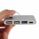 Type C USB-C à 4 Ports Hub USB 2.0 Adaptateur 5GBps pour Apple pour Macbook – image 4 sur 8