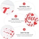 thumbnail image 4 of WORGEOUS 5 pegatinas de globos de boda para el día de San Valentín, calcomanías de globos decorativos (rojo), 4 of 7
