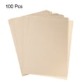 thumbnail image 3 of Uxcell 100pcs Square Wax Paper Sheets 11.81" x 7.87" for Sandwich Baking Paper, Wood Color, 3 of 7